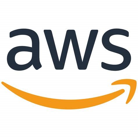 AWS logo with a yellow arrow.