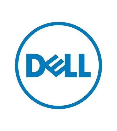 Dell logo inside a blue circle.